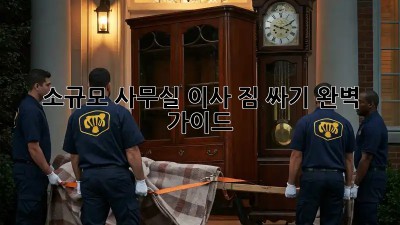 소규모 사무실 이사? 짐 싸기 완벽 가이드!