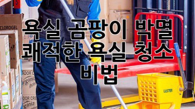 욕실 곰팡이 박멸! ✨ 쾌적한 욕실 청소 비법 🛁